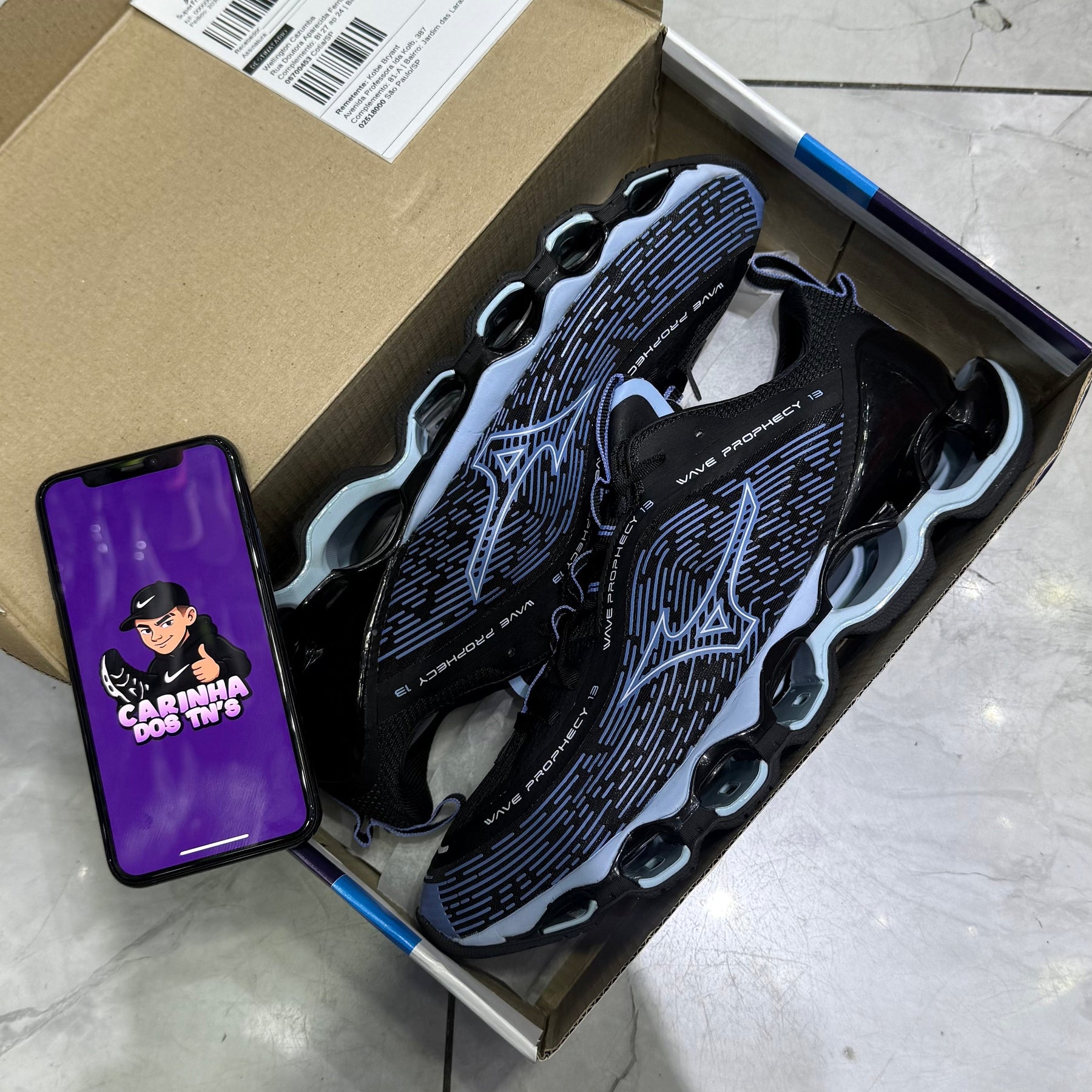 MIZUNO WAVE PROPHECY PRO 13 " Azul/Preto "