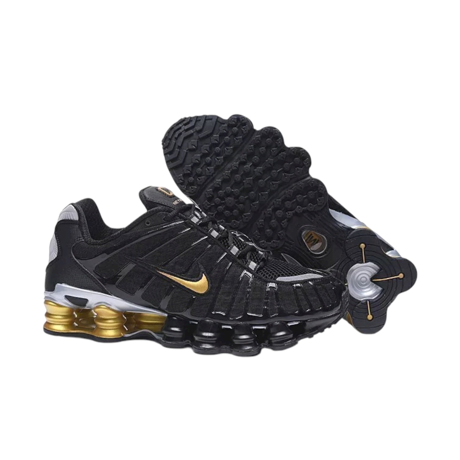 Nike Shox TL " Black Metallic Gold "