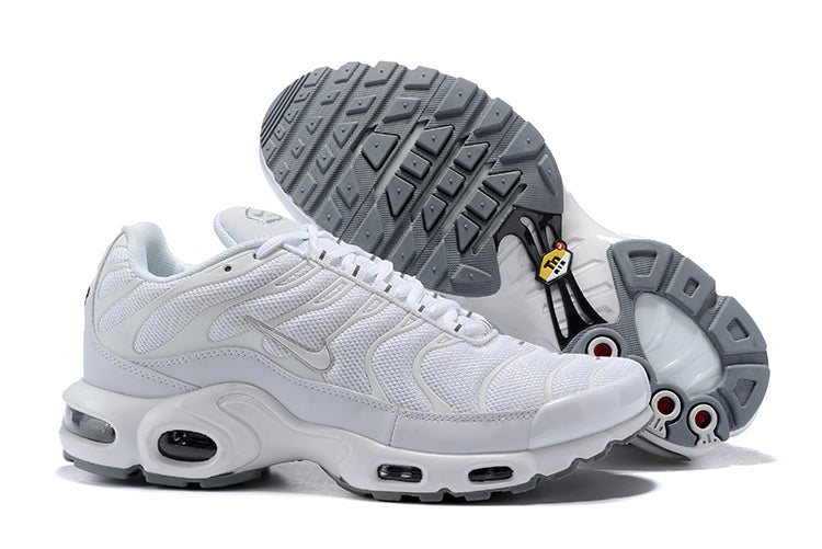 AIR MAX PLUS TN 1 '' Triple White (sola cinza) ''
